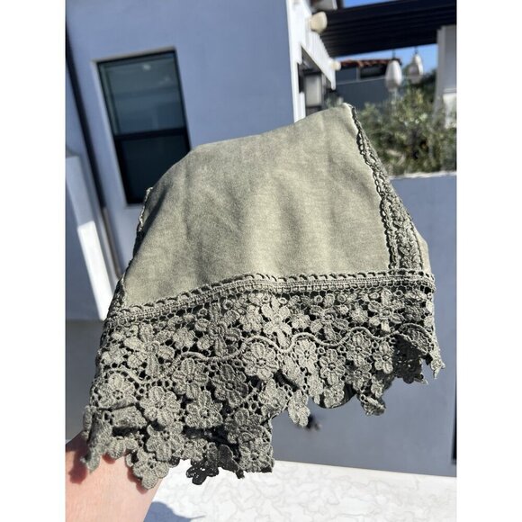 New Yest acid green grunge stretch pencil skirt lace fairy sz 8 vintage Y2K - Picture 3 of 15